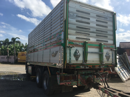 พ่วง 22 ล้อ HINO MEGA 380 ปี 52 กระบะมิเนียม คอกเกษตร - ดั้ม อู่ธวัชชัยการช่าง