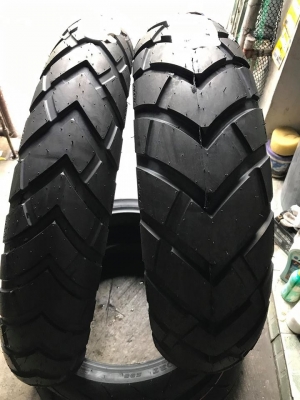 ยางใหม่ Avon TrekRider 110/80/19-150/70/17 made in England