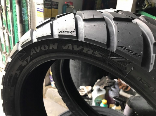 ยางใหม่ Avon TrekRider 110/80/19-150/70/17 made in England