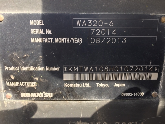 KOMATSU WA320-6 รุ่นใหม่กว่าห้างในไทย นำเข้าจากญี่ปุ่น สภาพดีมากสวยแบบเดิมๆมาเลยครับ KOMATSU WA320-6 รุ่นใหม่กว่าห้างในไทย นำเข้าจากญี่ปุ่น สภาพดีมากสวยแบบเดิมๆมาเลยครับ