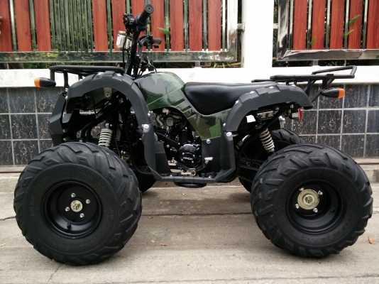 เอทีวี ATV 125cc. 3เกียร์เดินหน้า 1เกียร์ถอยหลัง มีสตาร์ทด้วยรีโมท สัญญาณกันขโมย เครื่องแน่น ควันไม่ไหล ระบบไฟสมบูรณ ์ ดอกยางเต็มทั้ง 4เส้น