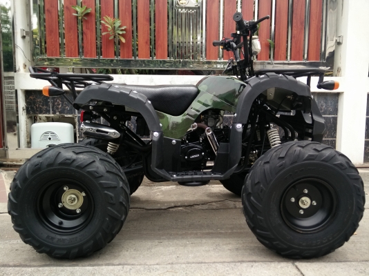 เอทีวี ATV 125cc. 3เกียร์เดินหน้า 1เกียร์ถอยหลัง มีสตาร์ทด้วยรีโมท สัญญาณกันขโมย เครื่องแน่น ควันไม่ไหล ระบบไฟสมบูรณ ์ ดอกยางเต็มทั้ง 4เส้น