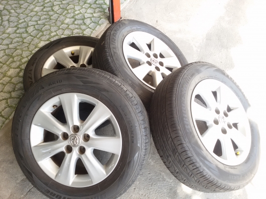 ล้อแอลติส.15/5-100-ยางbs195/65/15ปี5012 ยกชุด4000บ. โทร.0879050181 ส่งได้ทั่วไทย