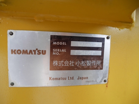 ขาย รถสวยมาก KOMATSU WA100-3 สภาพเหมือนป้ายแดง มือ2นำเข้าจากญี่ปุ่น สนใจโทร.090-986-2521 อ๊อบ