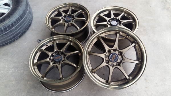ขายล้อแม็กมือ2 ce28 15"×7" et40 4รู100 สีน้ำตาลขอบชา สนใจติดต่อร้าน ก.เจริญการยางครับ 081-3747940 ขายล้อแม็กมือ2 ce28 15"×7" et40 4รู100 สีน้ำตาลขอบชา สนใจติดต่อร้าน ก.เจริญการยางครับ 081-3747940
