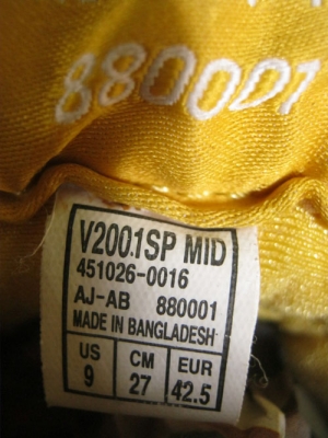 รองเท้า Vans V2001SP MID no.42.5