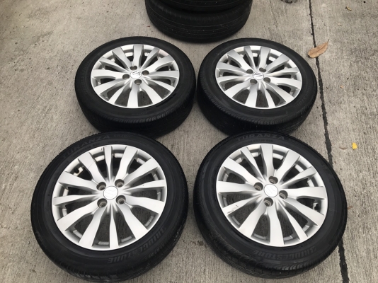 ล้อแม็ก ซูซูกิ สวิฟ ขอบ16 พร้อมยาง Bridgestone 185-55-16 ปลายปี13 ล้อแม็ก ซูซูกิ สวิฟ ขอบ16 พร้อมยาง Bridgestone 185-55-16 ปลายปี13