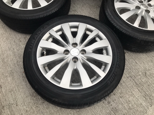 ล้อแม็ก ซูซูกิ สวิฟ ขอบ16 พร้อมยาง Bridgestone 185-55-16 ปลายปี13 ล้อแม็ก ซูซูกิ สวิฟ ขอบ16 พร้อมยาง Bridgestone 185-55-16 ปลายปี13