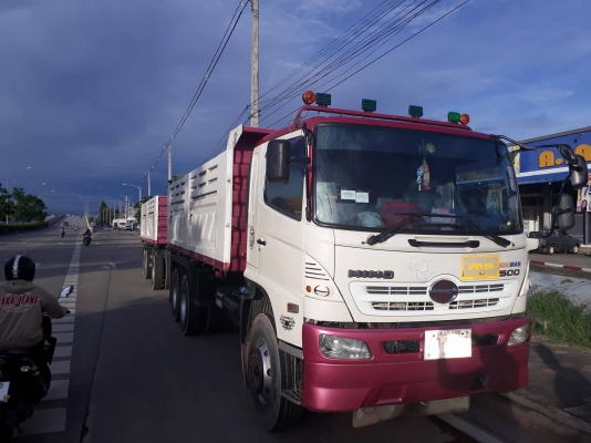 ฮีโน่ 344 ปี 53 ดั้มสามมิตรแม่ลูก 3เพลา