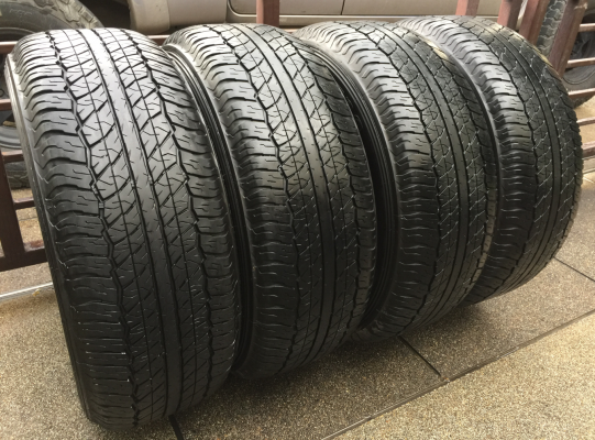 ยาง Dunlop 265 60 18 ปี16 ดอกเต็ม ไม่มีปะ เนื้อนิ่มๆ ราคาไม่แพง ยาง Dunlop 265 60 18 ปี16 ดอกเต็ม ไม่มีปะ เนื้อนิ่มๆ ราคาไม่แพง