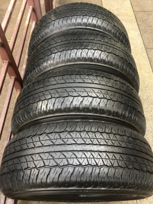 ยาง Dunlop 265 60 18 ปี16 ดอกเต็ม ไม่มีปะ เนื้อนิ่มๆ ราคาไม่แพง
