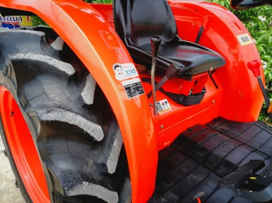 คูโบต้า L4708SP 4 WD ชุดดันหน้าช้าง ผานหลังใหม่ CMT6x24 ทำงาน 475 ชั่วโมง..จดทะเบียน ก.ค.2558