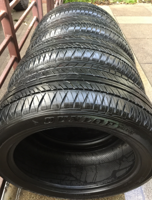 ยาง Dunlop 265 50 20 กลางปี14 ดอกเต็ม ไม่มีปะ เนื้อนิ่มๆ ราคาไม่แพง