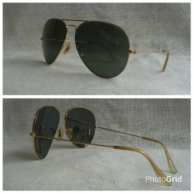 แว่นตาท่านนายพล  อเมริกันวินเทจ ยุค &#039;70s  &#039;เรย์-แบน แมคอาเธอร์&#039;  ราคาประหยัด!  Vintage B&amp;L RAY-BAN USA  บิ๊กไซซ์!  ตัวแท้!  จริงใจ - ไม่จิงโจ้!
