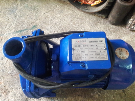 ขาย !! ปั้มน้ำหอยโข่ง.ขนาด1แรง220v.ท่อ1".พร้อมใช้งาน