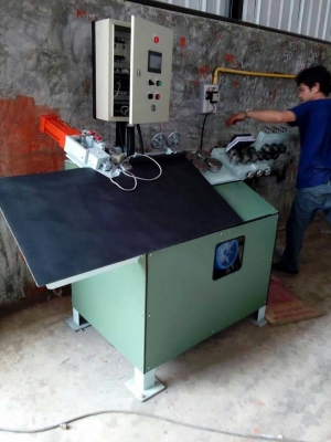 เครื่องผลิตเหล็กปลอกเสาอัตโนมัติ สามารถดัดเหล็กปลอกอัตโนมัติ