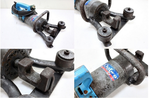 เครื่องดัดเหล็กมือถือ ขนาด6-32มิล ยี่ห้อ ogura มือสองสภาพ80\%