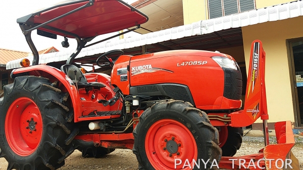 รถเข้าใหม่#ปัญญาแทรคเตอร์..จัดมาให้ครับ ด่วน 480,000 บาท.  คูโบต้า L4708SP (441ชม.) ใบมีดคานล่างFD185F ผานพรวน6&times;24เฮฟวี่พลัส สีเดิมๆ สภาพพร้อมใช้ จัดส่ง อ.พรานกระต่าย จ.กำแพงเพชร