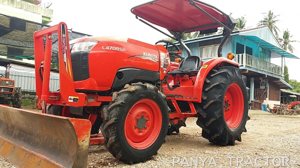 รถเข้าใหม่#ปัญญาแทรคเตอร์..จัดมาให้ครับ ด่วน 480,000 บาท.  คูโบต้า L4708SP (441ชม.) ใบมีดคานล่างFD185F ผานพรวน6&times;24เฮฟวี่พลัส สีเดิมๆ สภาพพร้อมใช้ จัดส่ง อ.พรานกระต่าย จ.กำแพงเพชร