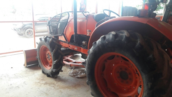 Kobota M6040 ใบดันหน้า ผานหลัง เอกสารเล่มทะเบียน