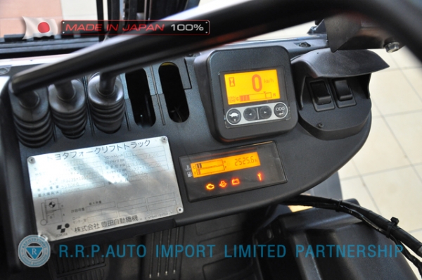 ขายรถโฟล์คลิฟท์มือสอง TOYOTA รุ่น 8FG30-10596 นำเข้าจากประเทศญี่ปุ่น 100\% ไม่เคยใช้งานในไทย