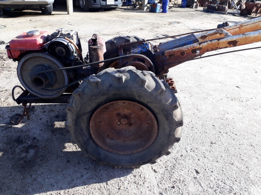 ขอบคุณเสี่ยจากปทุมธานี ขายเครื่องรถไถเดินตามคูโบต้าET80+โครงเกียร์บิ๊กจิ๋ว+เทเลอร์ลาก