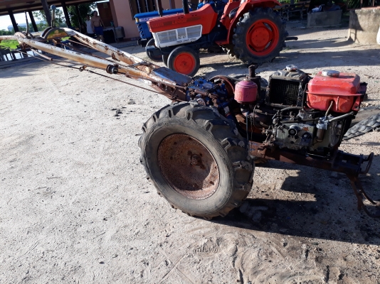 ขอบคุณเสี่ยจากปทุมธานี ขายเครื่องรถไถเดินตามคูโบต้าET80+โครงเกียร์บิ๊กจิ๋ว+เทเลอร์ลาก