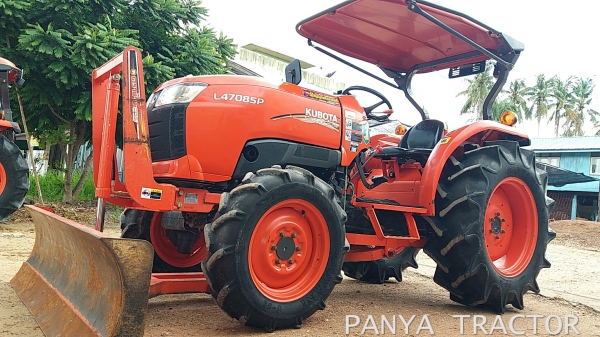 รถเข้าใหม่#ปัญญาแทรคเตอร์..จัดมาให้ครับ ด่วน 480,000 บาท.  คูโบต้า L4708SP (521ชม.) ใบมีดคานล่างFD185F ผานพรวน6&times;24เฮฟวี่พลัส สีเดิมๆ สภาพพร้อมใช้