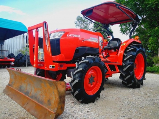 คูโบต้า L4708SP 2 เพลา ชุดดันหน้าช้าง ผานหลังใหม่ CMT6X24  ทำงาน 360 ชั่วโมง ปี 2558..เอกสารพร้อม..สีเดิมๆโรงงาน 100\%