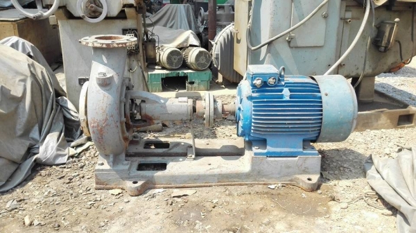 ** SOLD ** ปั้มน้ำหอยโข่งใบทองเหลือง TERAL 30 HP 1450 RPM เข้า 6"- 5" พร้อมใช้