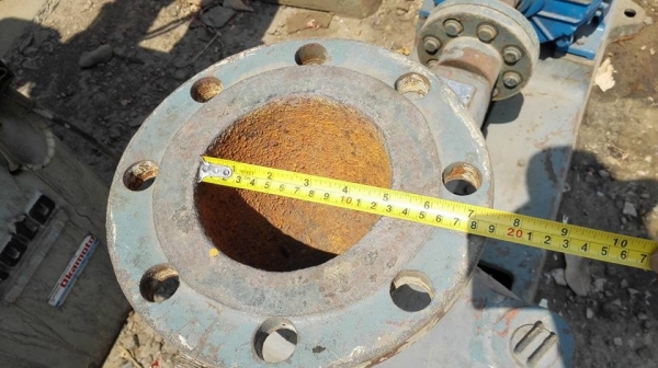 ** SOLD ** ปั้มน้ำหอยโข่งใบทองเหลือง TERAL 30 HP 1450 RPM เข้า 6"- 5" พร้อมใช้