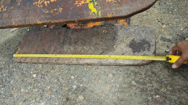 ตัวคีบไม้เก่าญี่ปุ่น เดินสายไฮดรอลิคใหม่เอวสวิงได้รอบตัว ปากยาว 110 cm ใช้กับรถ pc 120 ขึ้นไป