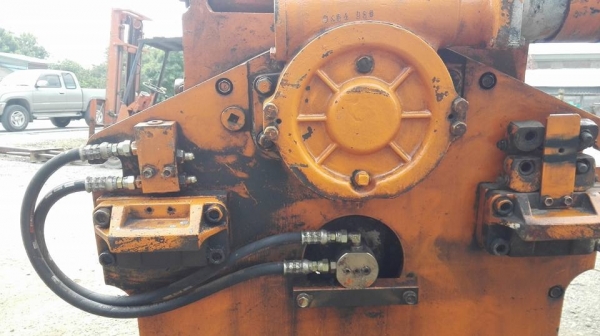 ตัวคีบไม้เก่าญี่ปุ่น เดินสายไฮดรอลิคใหม่เอวสวิงได้รอบตัว ปากยาว 110 cm ใช้กับรถ pc 120 ขึ้นไป