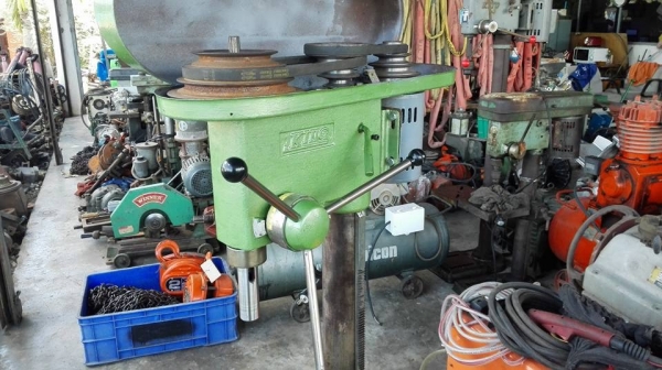 ** SOLD ** สว่านแท่น KING KSD-420 เจาะ 1.1/4" (31mm) ไฟบ้าน 220V พร้อมใช้ ** SOLD ** สว่านแท่น KING KSD-420 เจาะ 1.1/4" (31mm) ไฟบ้าน 220V พร้อมใช้