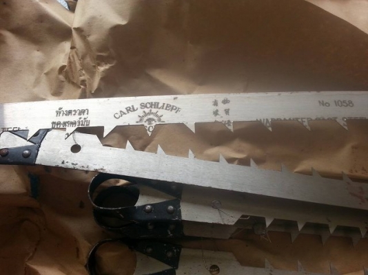 เลื่อยซอย งานเก่าเก็บ made in Germany ยาว 175 cm