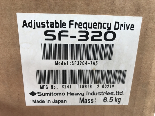 ขายตัวปรับรอบมอเตอร์ Inverter Sumitomo 10HP. 380V ของใหม่ในกล่องไม่เคยใช้งานครับ