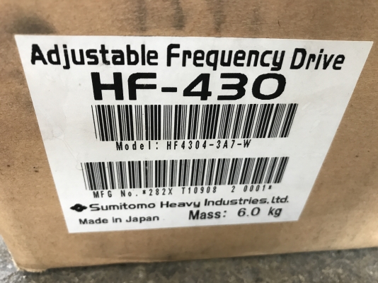 ขายตัวปรับรอบมอเตอร์ Inverter Sumitomo 5HP. 380V ของใหม่ในกล่องไม่เคยใช้งานครับ