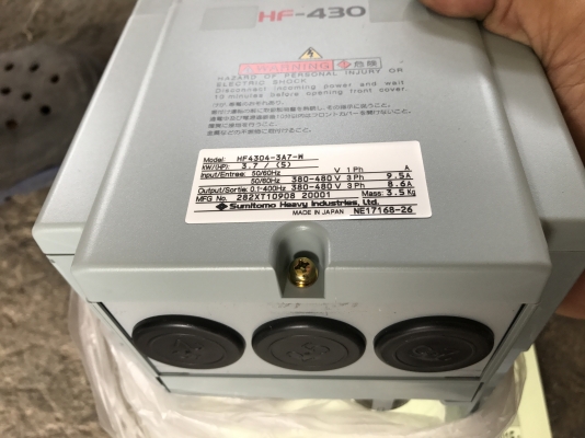 ขายตัวปรับรอบมอเตอร์ Inverter Sumitomo 5HP. 380V ของใหม่ในกล่องไม่เคยใช้งานครับ