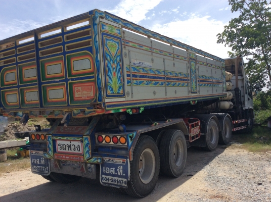 ขายสิบล้อหัวลากพร้อมหางดั้มISUZU DECA GXZ23KZT 270แรงปี52