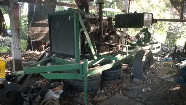 ขายเครื่องยนต์ isuzu 6 สูบ 6BB1  พร้อมเกียร์+ปั๊มน้ำ SAFARI มีแท่นลาก