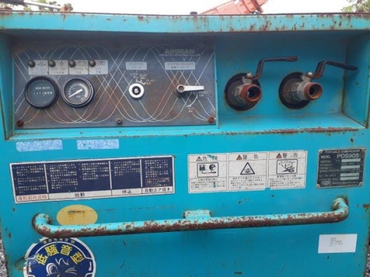 ปั้มลม AIRMAN PDS90S # 71-5082500 0.69บาร์ มือสองญี่ปุ่น