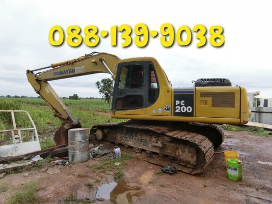 ขายครับ KOMATSU PC200-6 เอวดี โซ่หนา ไฟฟ้าครบ เอกสารซื้อ-ขาย พร้อมใช้งานครับ