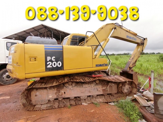 ขายครับ KOMATSU PC200-6 เอวดี โซ่หนา ไฟฟ้าครบ เอกสารซื้อ-ขาย พร้อมใช้งานครับ