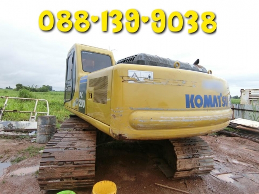 ขายครับ KOMATSU PC200-6 เอวดี โซ่หนา ไฟฟ้าครบ เอกสารซื้อ-ขาย พร้อมใช้งานครับ