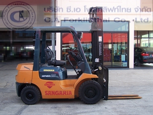 ขาย รถโฟล์คลิฟท์ TOYOTA รุ่น 7FG25 (1)