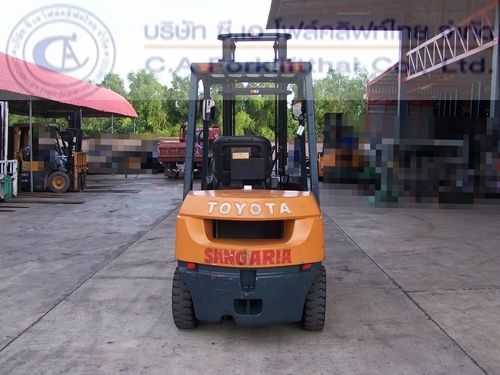 ขาย รถโฟล์คลิฟท์ TOYOTA รุ่น 7FG25 (2) ขาย รถโฟล์คลิฟท์ TOYOTA รุ่น 7FG25 (2)