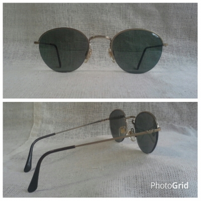 แว่นตาอิตาเลียนวินเทจยุค &#039;80s  โมเดลอาร์ติสท์ &#039;หยดน้ำ จอห์น เลนนอน&#039;  Authentic EMPORIO ARMANI handmade in Italy