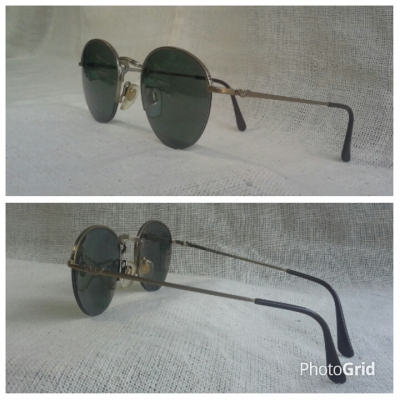 แว่นตาอิตาเลียนวินเทจยุค &#039;80s  โมเดลอาร์ติสท์ &#039;หยดน้ำ จอห์น เลนนอน&#039;  Authentic EMPORIO ARMANI handmade in Italy