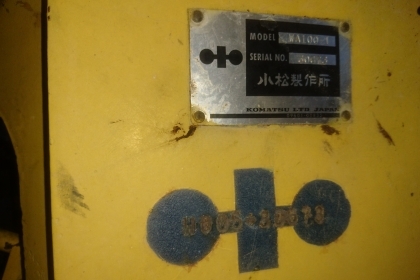 ขายรถตักล้อยาง KOMATSU WA100-1 (สภาพดี แขนยาวตักขึ้นสิบล้อได้เลย)