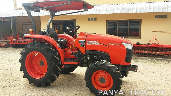 รถเข้าใหม่ #ปัญญาแทรคเตอร์  คูโบต้าL3608SP จดทะเบียนปี 59 สภาพนางฟ้า รถไร่ ใช้งานน้อย 249 ชม. สีเดิมจากโรงงาน พร้อมผานพรวน ตราช้าง 6x22 ราคา 340,000 บ.